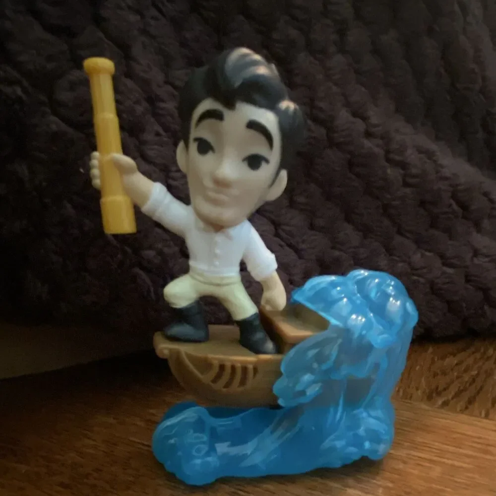 MCDONALD'S Premium Toys Lot of 3: Fish in Wave, Crab, Man in Boat